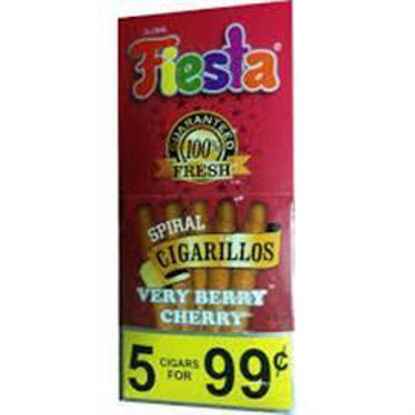 Picture of FIESTA CIGAR VERY BERRY CHERRY 5 FOR 99C 15CT 5PK