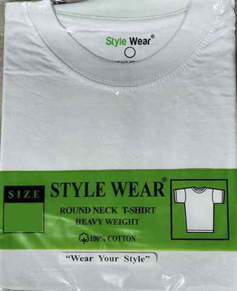 Picture of STYLE WEAR ROUND NECK WHITE SMALL