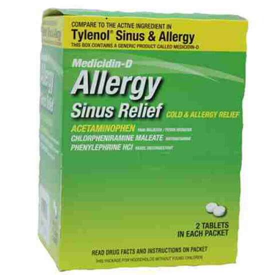 Picture of TYLENOL SINUS AND ALLERGY 2PK 25CT