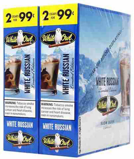 Picture of WHITE OWL WHITE RUSSIAN 2 FOR 99 30CT 2PK