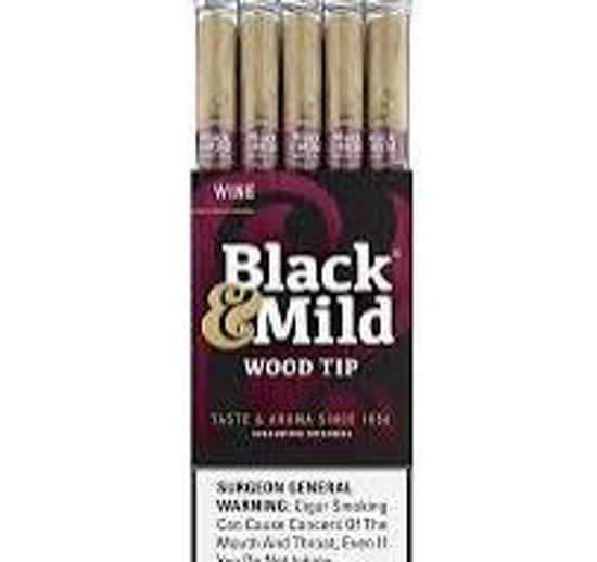 Picture of BLACK N MILD WINE WOOD TIP 25CT