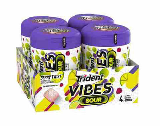 Picture of TRIDENT SOUR BERRY VIBES BTL 4CT