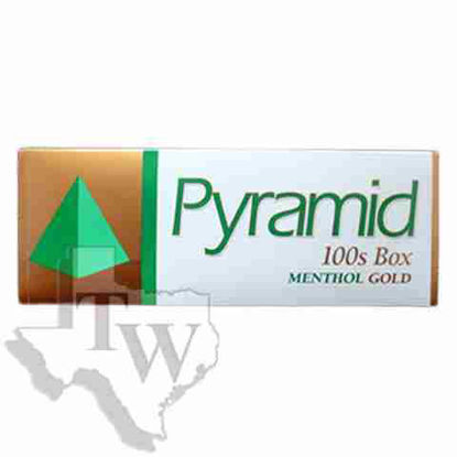 Picture of PYRAMID MENTHOL GOLD BOX 100