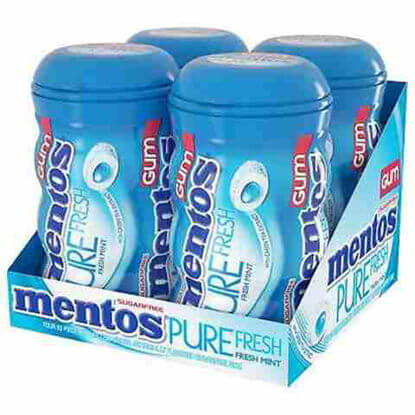 Picture of MENTOS PURE FRESH GUM FRESHMINT 50PCS 4CT