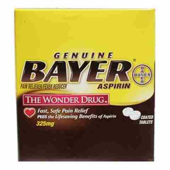 Picture of BAYER ASPIRIN PAIN RELIEVER 2PK 50CT