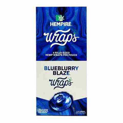 Picture of HEMPIRE HEMP WRAP BLUEBERY BLAZE 15CT 4PK