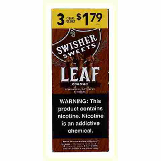 Picture of SWISHER SWEETS LEAF COGNAC 3 FOR 1.79 3PK 10CT