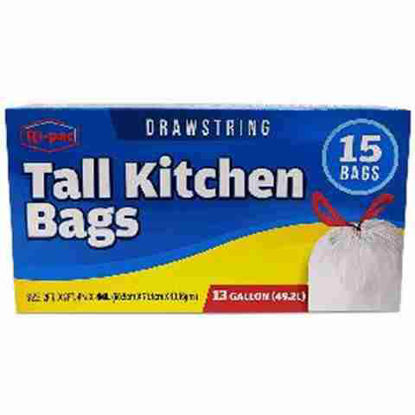 Picture of RIPAC TALL KITCHEN BAGS 13GALLON 15CT