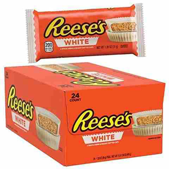 Picture of REESES WHITE 2 WITH CREME AND PEANUT BUTTER 24CT