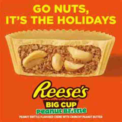 Picture of REESES BIG CUP PEANUT BRITTLE KING SIZE 16OZ