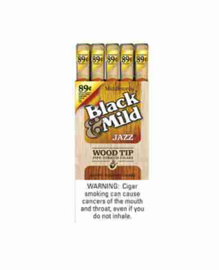 Picture of BLACK N MILD JAZZ WOOD TIP 89C 25CT