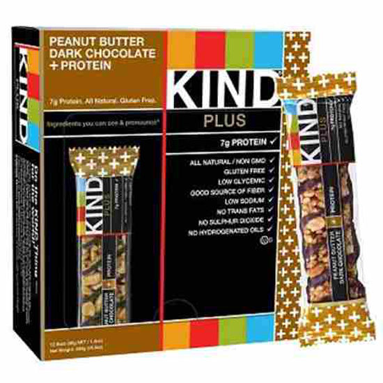 Picture of KIND PLUS PEANUT BUTTER DARK CHOCOLATE 1.4OZ 12CT