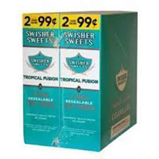 Picture of SWISHER SWEETS TROPICAL FUSION 2 FOR 99C 30CT 2PK