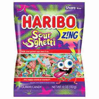 Picture of HARIBO SUR SGHETTI ZING 4OZ