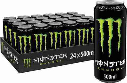 Picture of MONSTER ENERGY GREEN 500 ML 24CT