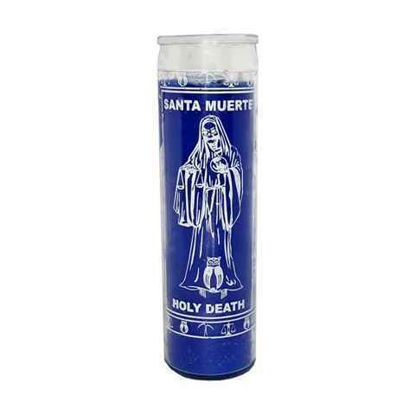 Picture of VELA CANDLE SANTISIMA BLUE