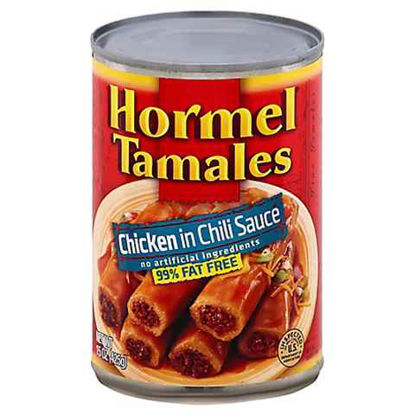 Picture of HORMEL TAMALES CHICKEN IN CHILI SAUCE 15OZ