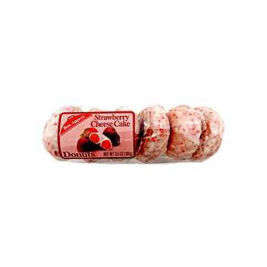 Picture of BON APPETIT MINI DONUT STRAWBERRY CHEEZ 3.5OZ 6PK