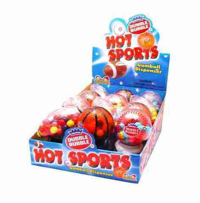 Picture of HOT SPORTS GUMBALL DISPENSER12CT