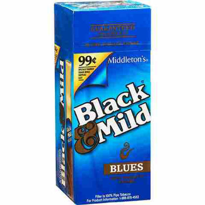 Picture of BLACK N MILD BLUES PLASTIC TIP 89C 25CT