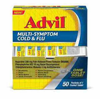 Picture of ADVIL MULTI SYMPTOM COLD & FLU 1PK 50CT