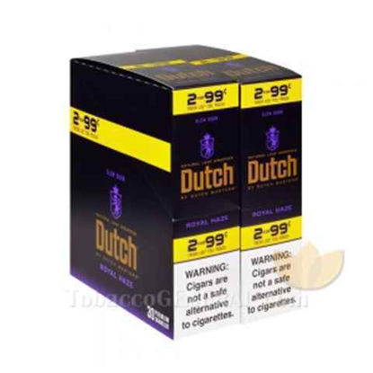 Picture of DUTCH MASTERS ROYAL HAZE 2 FOR 99C 30CT 2PK