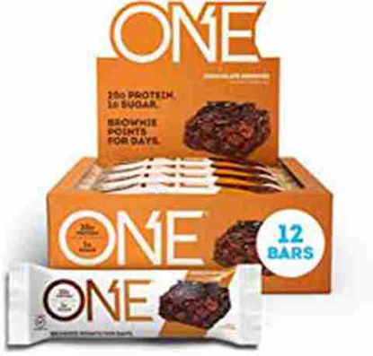 Picture of ONE CHOCOLATE BROWNIE BAR 2.12OZ 12CT