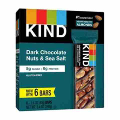 Picture of KIND DARK CHOCOLATE NUTS N SEA SALT 1.4OZ 6CT