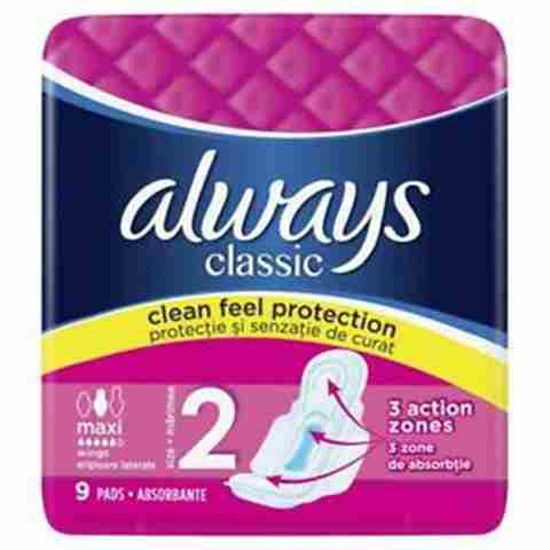 Picture of ALWAYS CLASSIC MAXI 9CT