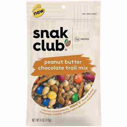 Picture of SNAK CLUB PEANUT BUTTER CHOCOLATE TRAIL MIX 6OZ