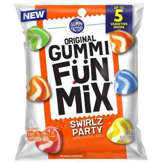 Picture of GUMMI FUN MIX SWIRLZ PARTY 5OZ