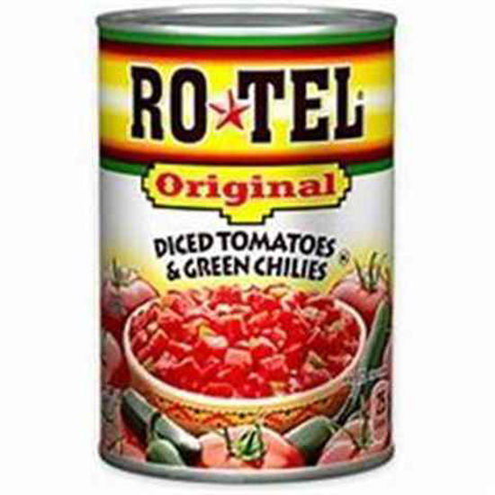 Picture of ROTEL ORIGINAL DICED TOMATOES N GREEN CHILIES 10OZ