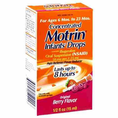 Picture of MOTRIN INFANTS PAIN N FEVER REDUCER BERRY DROPS 15ML