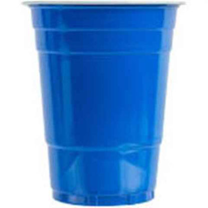 Picture of PARTY TUMBLERS BLUE CUP 16OZ 18CT