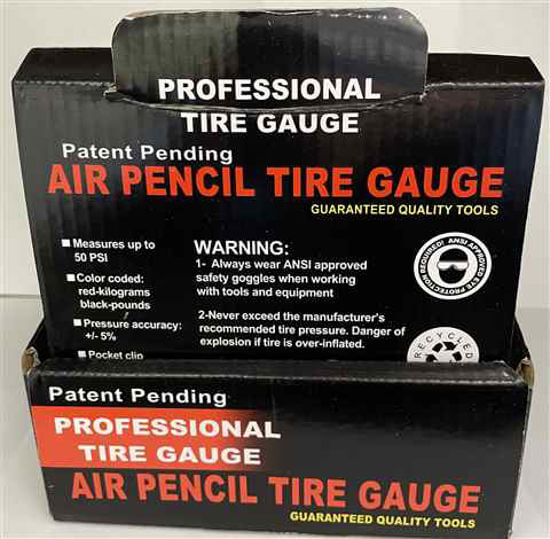 Picture of PROFESSIONAL AIR PENCIL TIRE GAUGE 48CT