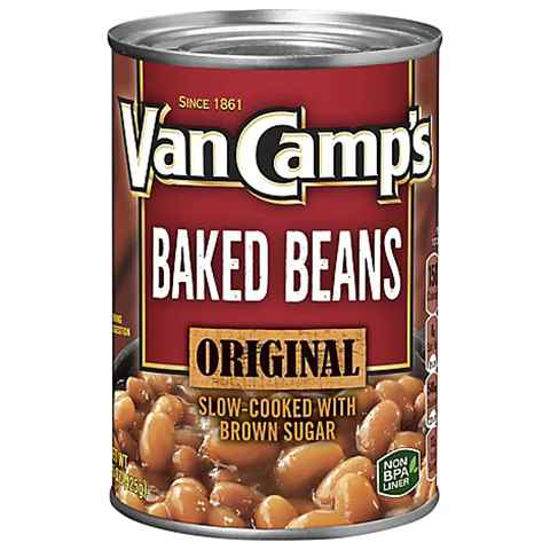 Picture of VAN CAMPS BAKED BEANS ORIGINAL 15OZ