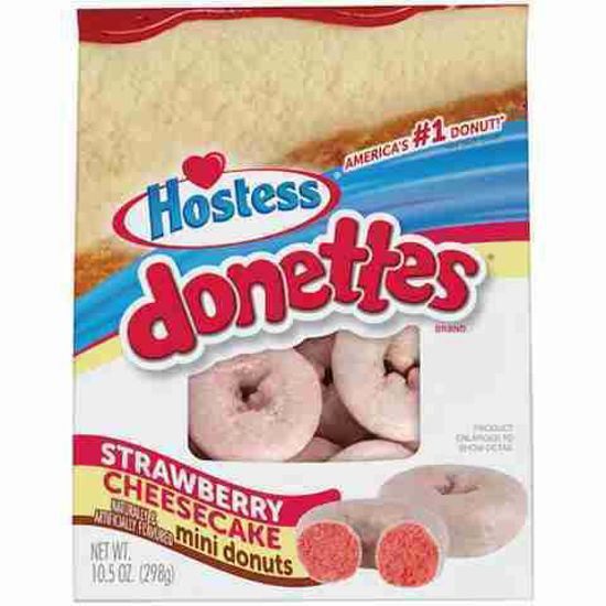 Picture of HOSTESS DONETTES MINI STARBERRY CHEESECAKE DONUT BAG 10.5OZ