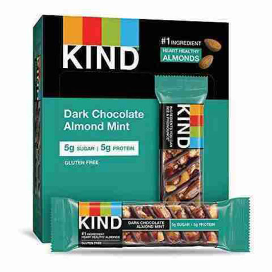 Picture of KIND DARK CHOCOLATE ALMOND MINT 1.4OZ 12CT