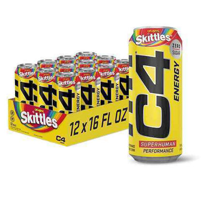 Picture of C4 ENERGY SKITTLES ORIGINAL 16OZ 12CT