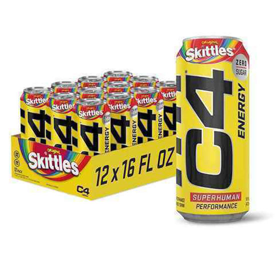 Picture of C4 ENERGY SKITTLES ORIGINAL 16OZ 12CT