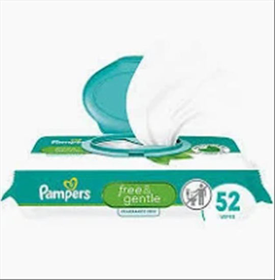 Picture of PAMPERS BABY WIPES FRESH CLEAN BABY SCENT 52PK