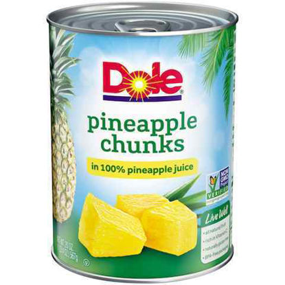 Picture of DOLE PINEAPPLE CHUNKS 20OZ 