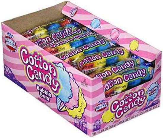 Picture of DUBBLE BUBBLE GUM BALL COTTON CANDY 0.64OZ 36CT