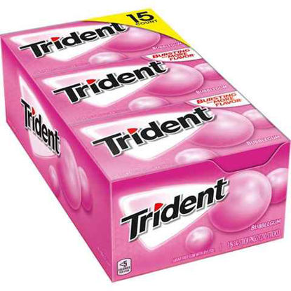 Picture of TRIDENT BUBBLEGUM 15CT