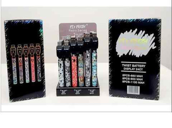 Picture of FLY FRESH TWIST BATTERY DISPLAY RETRO SERIES 24CT