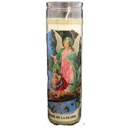 Picture of STELLA ANGEL DE LA GUARDA WHITE CANDLE