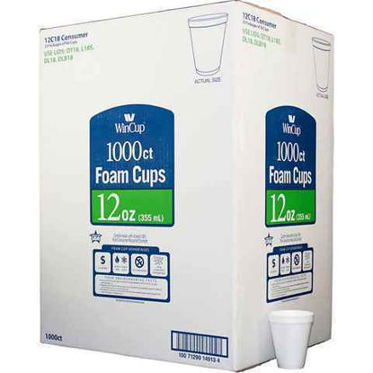 Picture of WINCUP FOAM CUP 12OZ 1000CT