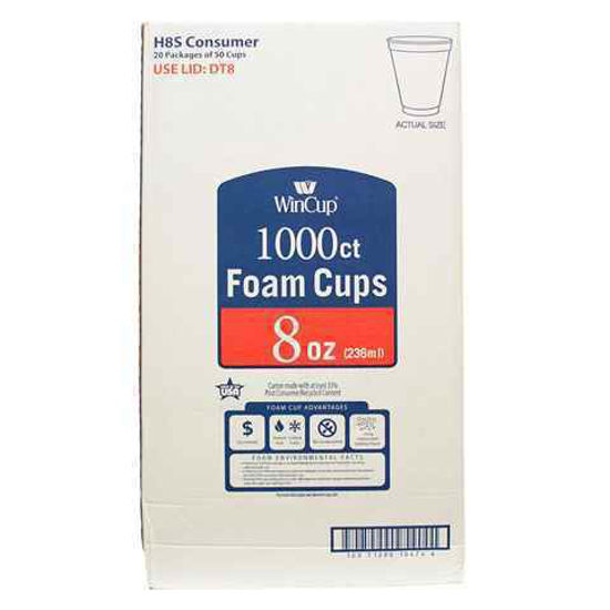 Picture of WINCUP FOAM CUP 8OZ 1200CT