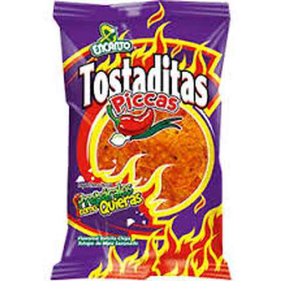 Picture of ENCANTO TOSTADITAS EXTREMO HOT CHILI PEPPER 1.58OZ