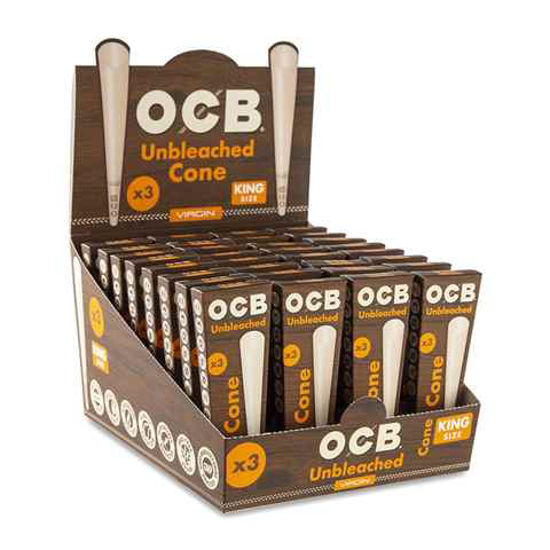 Picture of OCB UNBLEACHED VIRGIN CONE 3PK 32CT